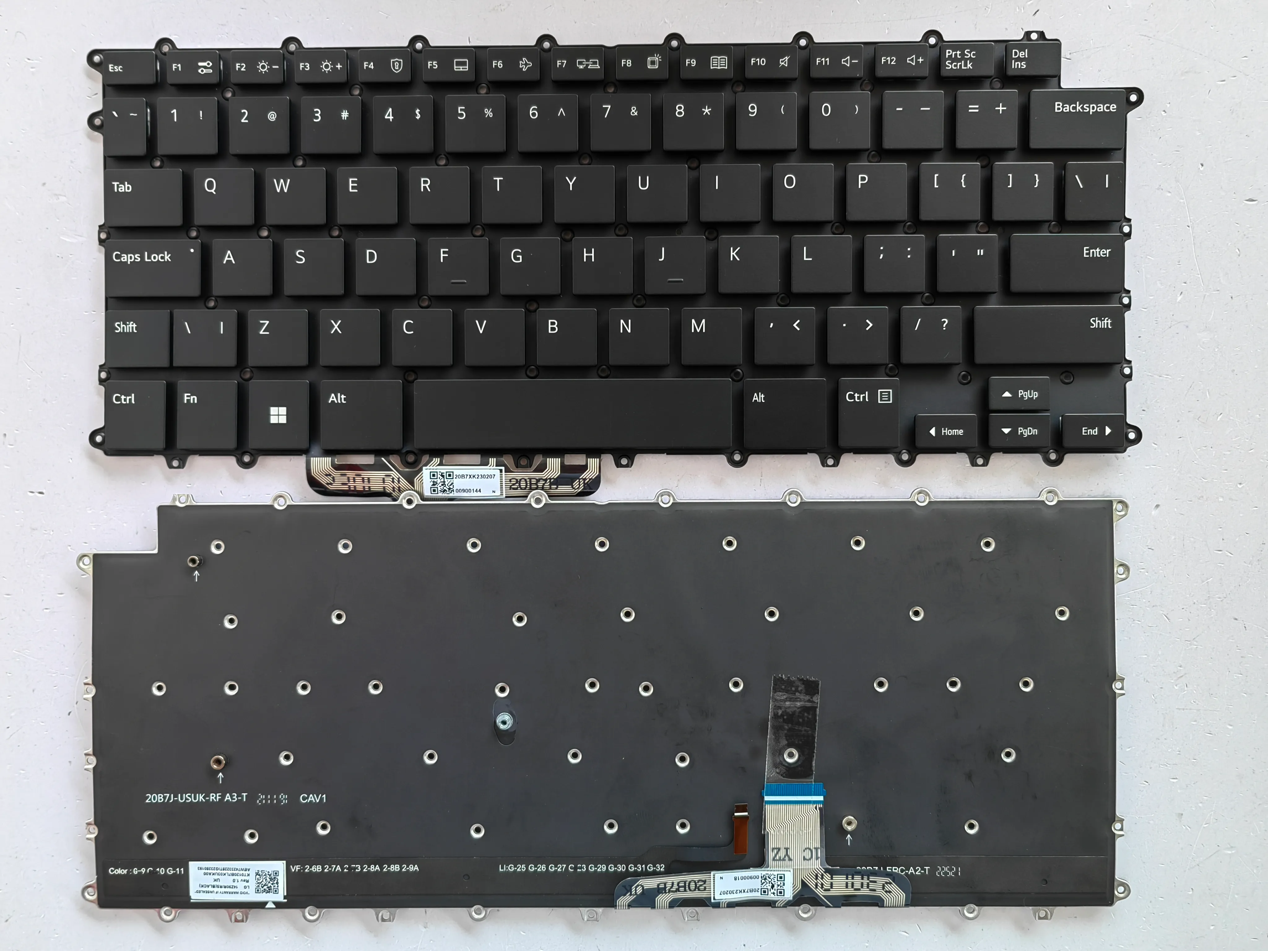 Picture of Laptop US keyboard forNew Replacement Keyboard Laptop For LG 14Z90R/14ZD90R/gram 14 2023 BLACK Backlit US US Layout